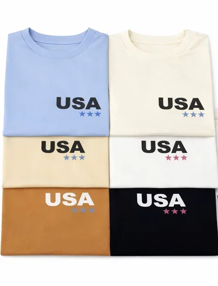 T-shirt Oversized - USA***