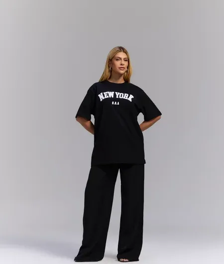 T-shirt Oversized - NEW YORK USA
